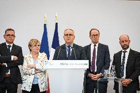 Presser at the French Interior Ministry in Paris FA