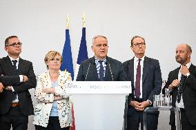 Presser at the French Interior Ministry in Paris FA