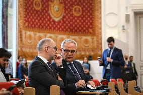 Presser at the French Interior Ministry in Paris FA
