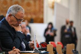 Presser at the French Interior Ministry in Paris FA
