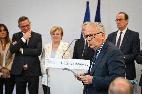 Presser at the French Interior Ministry in Paris FA
