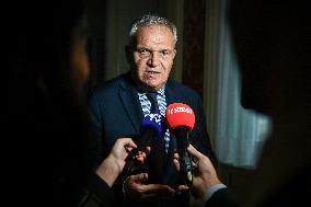 Presser at the French Interior Ministry in Paris FA