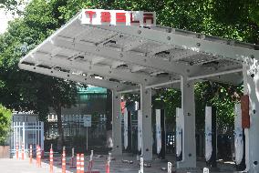 Tesla V4 Super Charging Pile