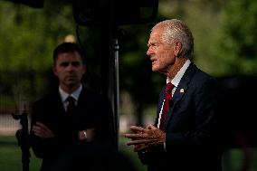 Peter Navarro Interview At The White House - DC