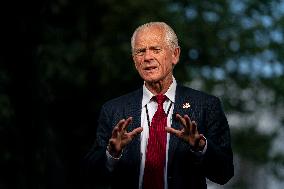 Peter Navarro Interview At The White House - DC