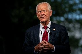 Peter Navarro Interview At The White House - DC