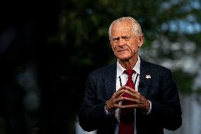 Peter Navarro Interview At The White House - DC