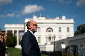 Russell Vought Interview At The White House - DC