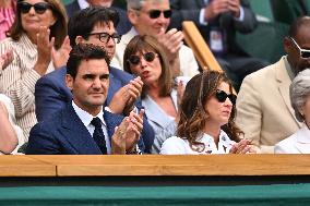 Wimbledon - Roger Federer In The Stands