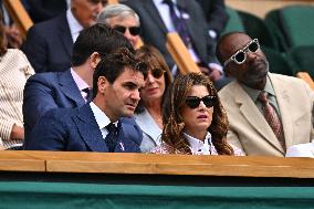 Wimbledon - Roger Federer In The Stands