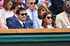 Wimbledon - Roger Federer In The Stands