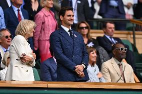 Wimbledon - Roger Federer In The Stands
