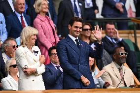 Wimbledon - Roger Federer In The Stands