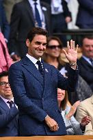 Wimbledon - Roger Federer In The Stands