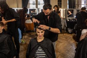 PFW - Georges Hobeika Backstage
