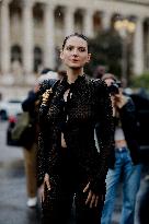 PFW - Schiaparelli Street Style