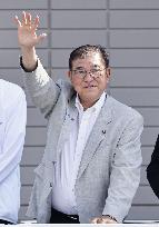 Upper house election campaigning