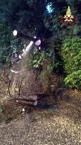 Severe Weather Causes Damage in Brianza - Italy