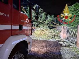 Severe Weather Causes Damage in Brianza - Italy