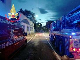 Severe Weather Causes Damage in Brianza - Italy