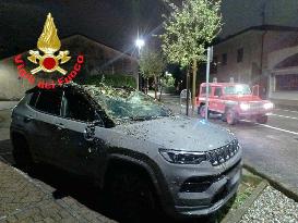 Severe Weather Causes Damage in Brianza - Italy