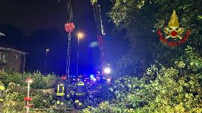 Severe Weather Causes Damage in Brianza - Italy
