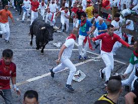 Second Running of the Bulls of the Fiestas of San Fermín 2025