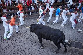 Second Running of the Bulls of the Fiestas of San Fermín 2025