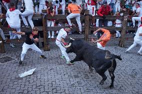 Second Running of the Bulls of the Fiestas of San Fermín 2025