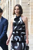 PFW - Keira Knightley Leaves Ritz