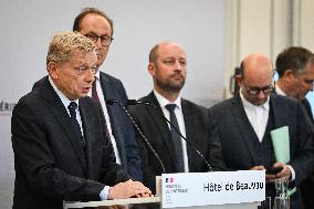Presser at the French Interior Ministry - Paris
