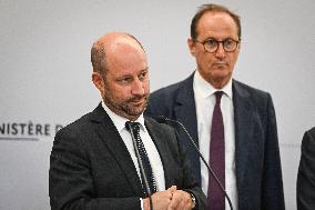 Presser at the French Interior Ministry - Paris