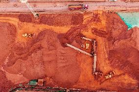 Iron Ore Import at Qingdao Port