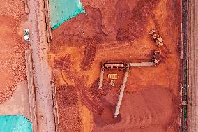 Iron Ore Import at Qingdao Port