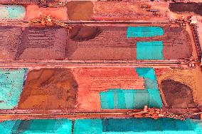 Iron Ore Import at Qingdao Port