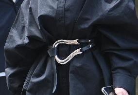 Kris Jenner Exits Hermes Boutique - Paris