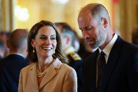 French President Visits the Royal Collection Exhibition - Windsor