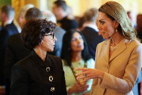 French President Visits the Royal Collection Exhibition - Windsor