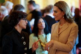 French President Visits the Royal Collection Exhibition - Windsor
