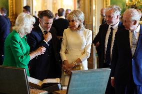 French President Visits the Royal Collection Exhibition - Windsor