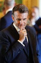 French President Visits the Royal Collection Exhibition - Windsor