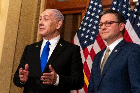 Speaker Johnson Welcomes PM Netanyahu of Israel
