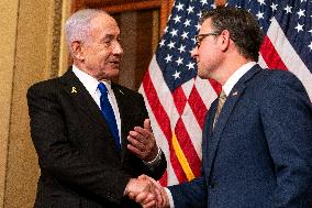 Speaker Johnson Welcomes PM Netanyahu of Israel