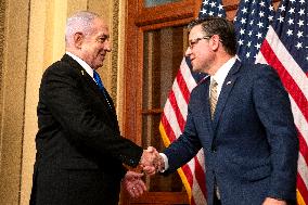 Speaker Johnson Welcomes PM Netanyahu of Israel