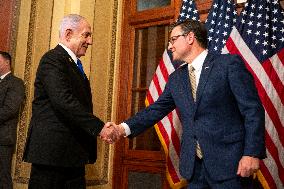 Speaker Johnson Welcomes PM Netanyahu of Israel