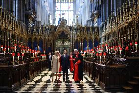 French President Visits Westminster Abbey - London