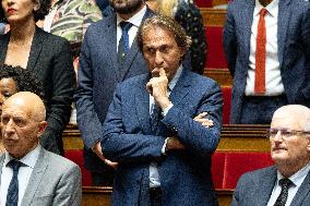 Tribute to late MP Olivier Marleix at the National Assembly - Paris RL