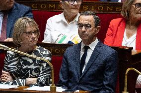 Tribute to late MP Olivier Marleix at the National Assembly - Paris RL