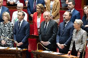 Tribute to late MP Olivier Marleix at the National Assembly - Paris RL