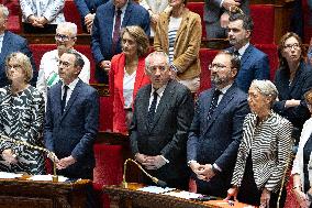 Tribute to late MP Olivier Marleix at the National Assembly - Paris RL
